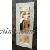 Crackle Mosaic Glass Silver Frame Wall Mirror Full Length120x50cm New Handmade 7426840693807  121716069495